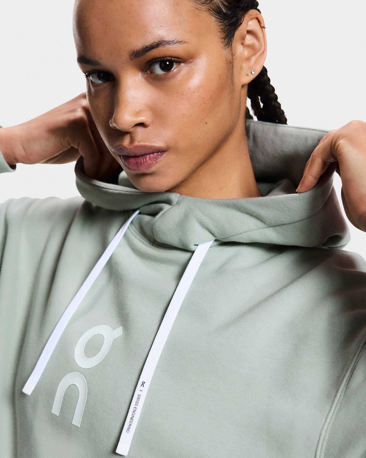  Club Hoodie femme - Mineral