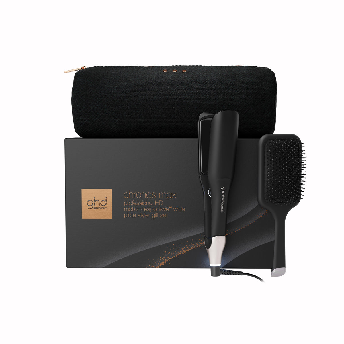 Nouveau coffret lisseur à plaques larges ghd chronos max