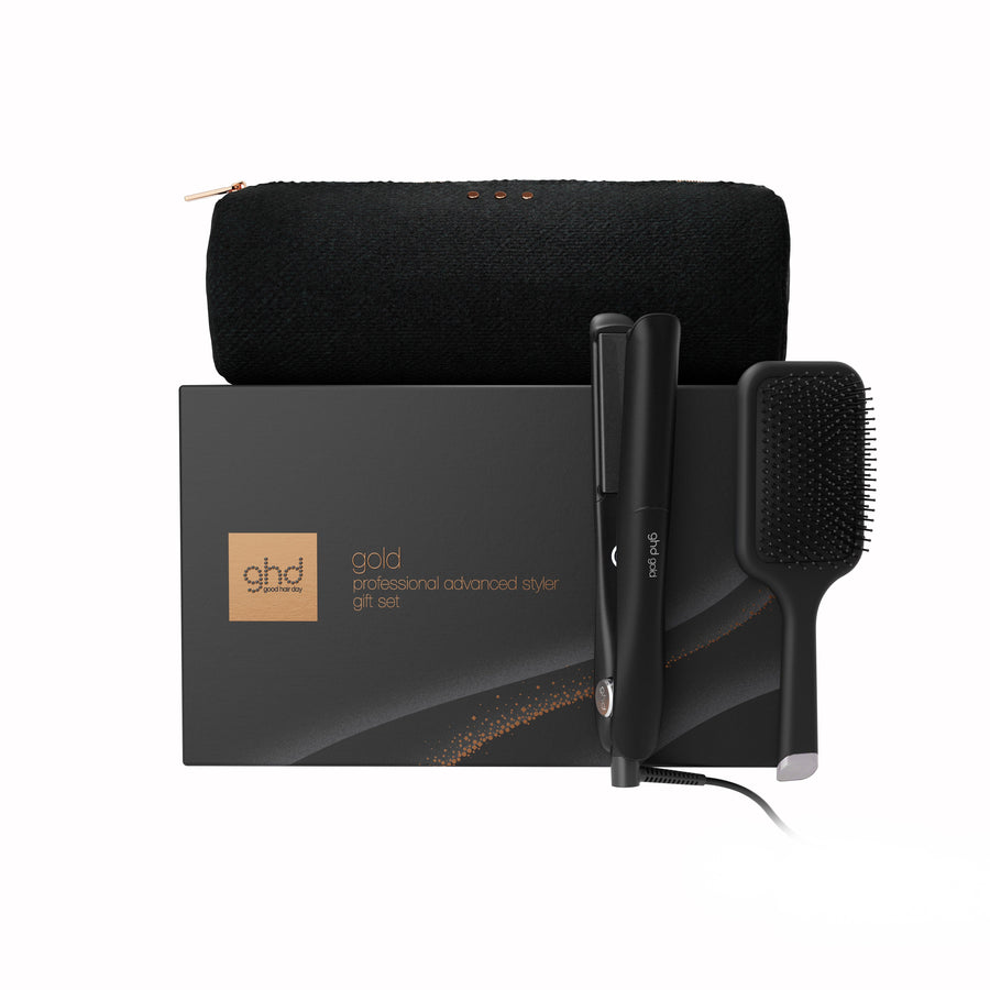 Nuevo estuche de plancha ghd Gold negro