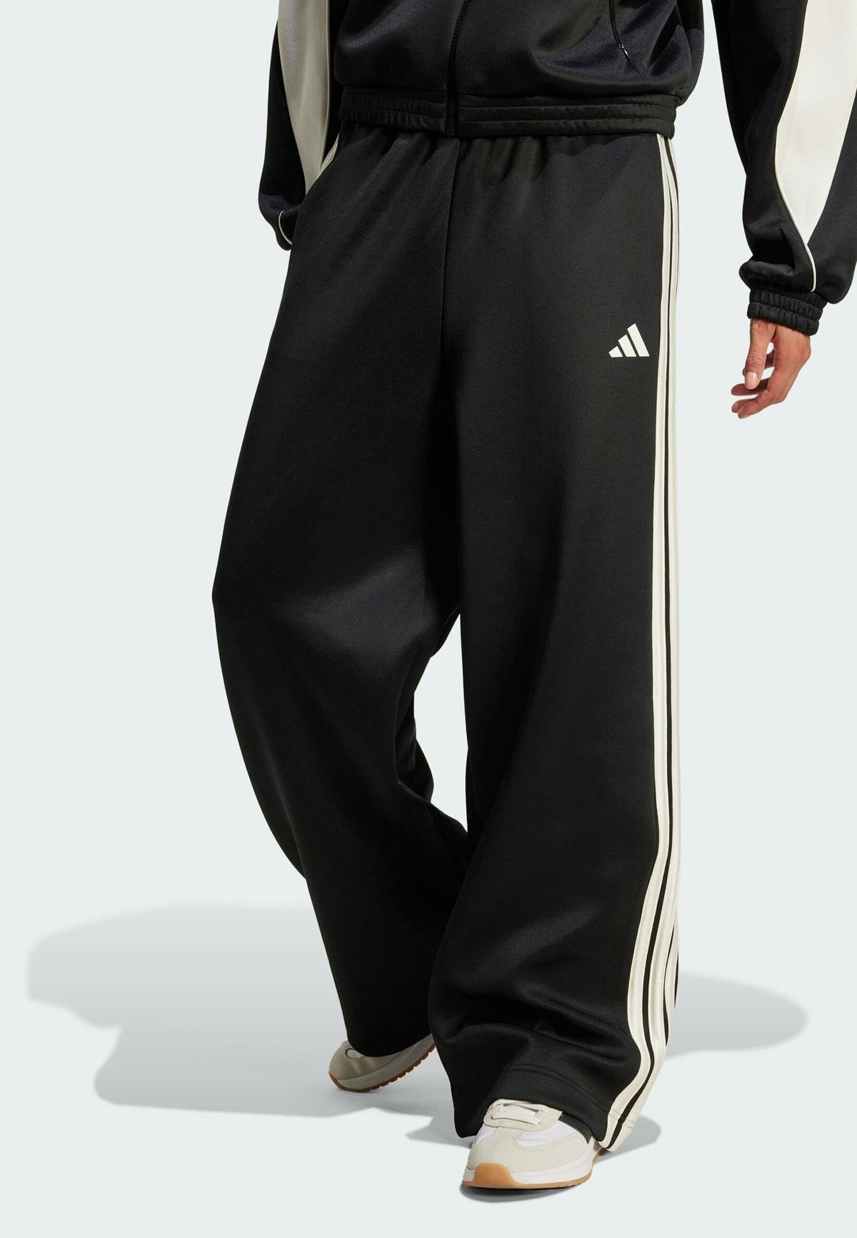 adidas Sportswear W Stadium TP – Pantalon de survêtement Femme – black white/noir