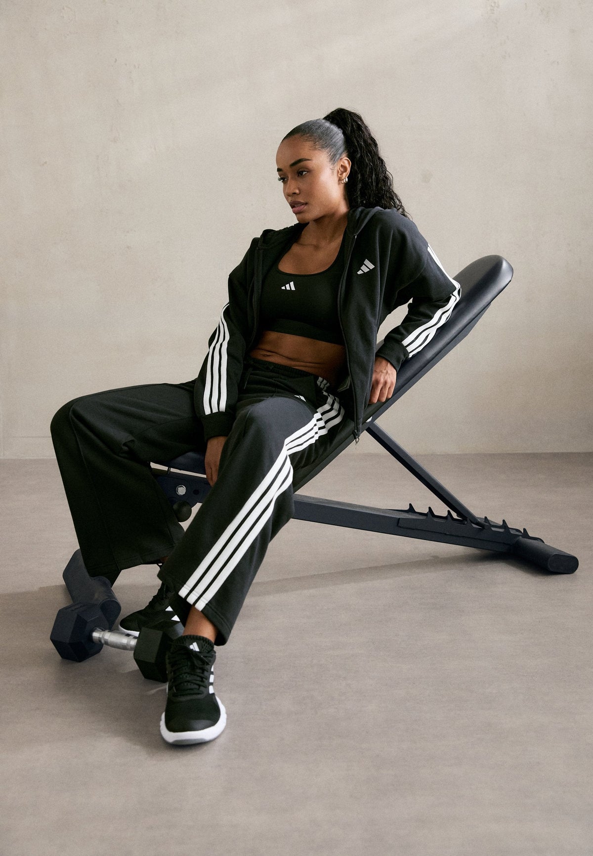 adidas Sportswear Energize – Survêtement Femme – black/noir