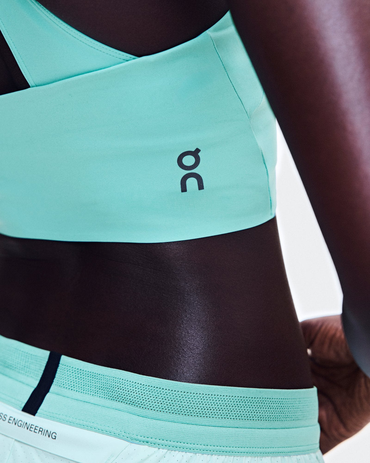  Performance Crop femme - Aquamarine