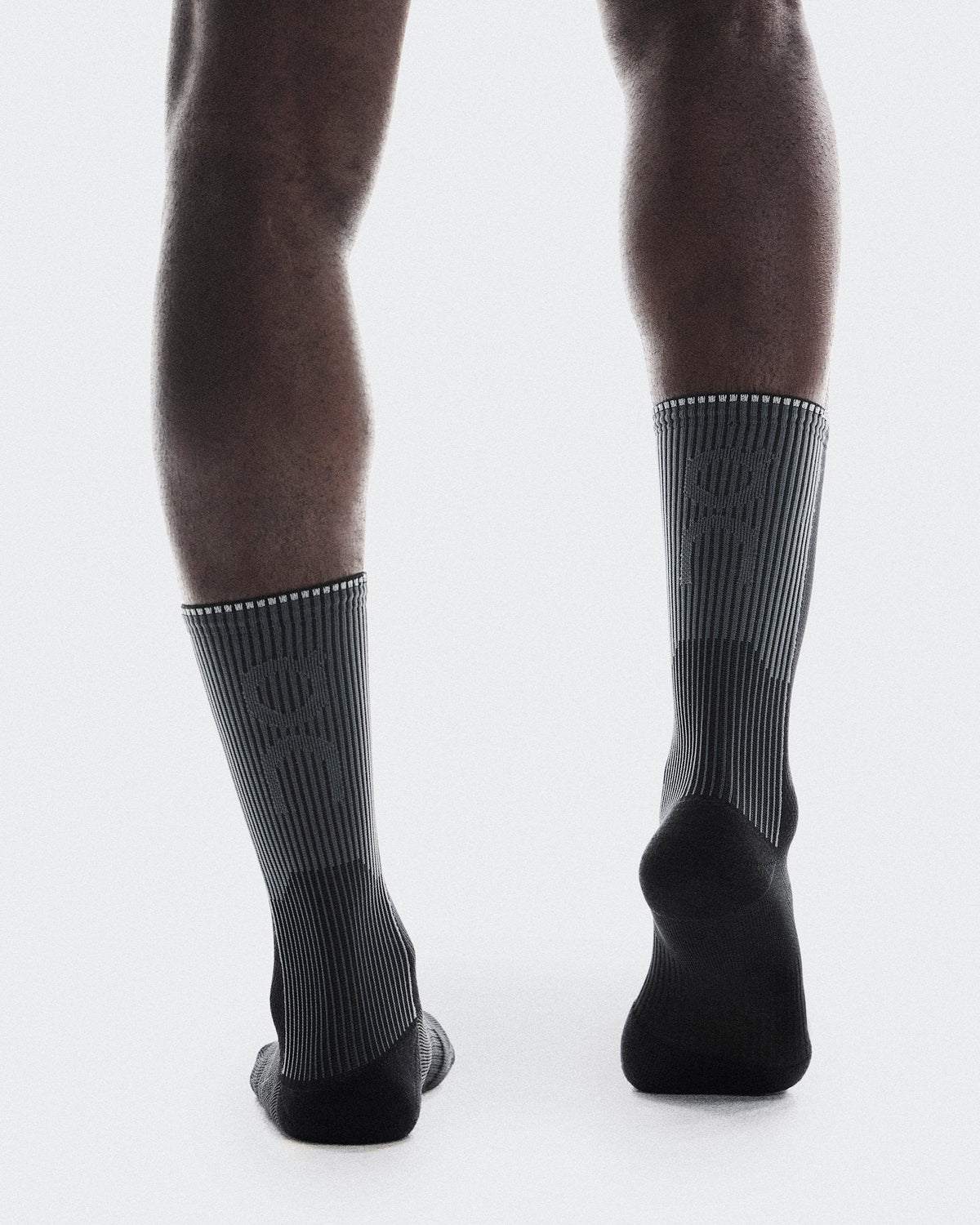Performance Run Sock High - Black | Eclipse
