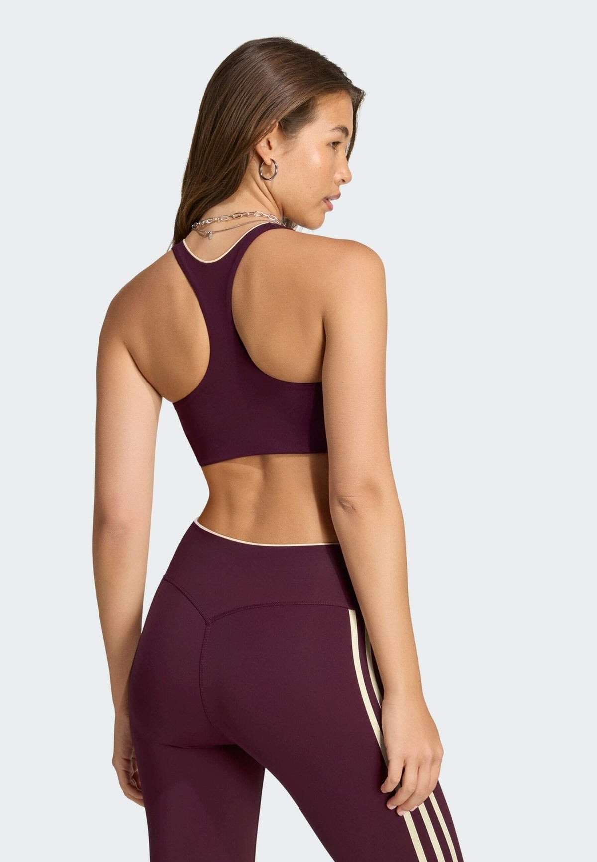 adidas Performance Sport Medium Support Bra – Brassières de sport à maintien normal Femme – maroon/bordeaux