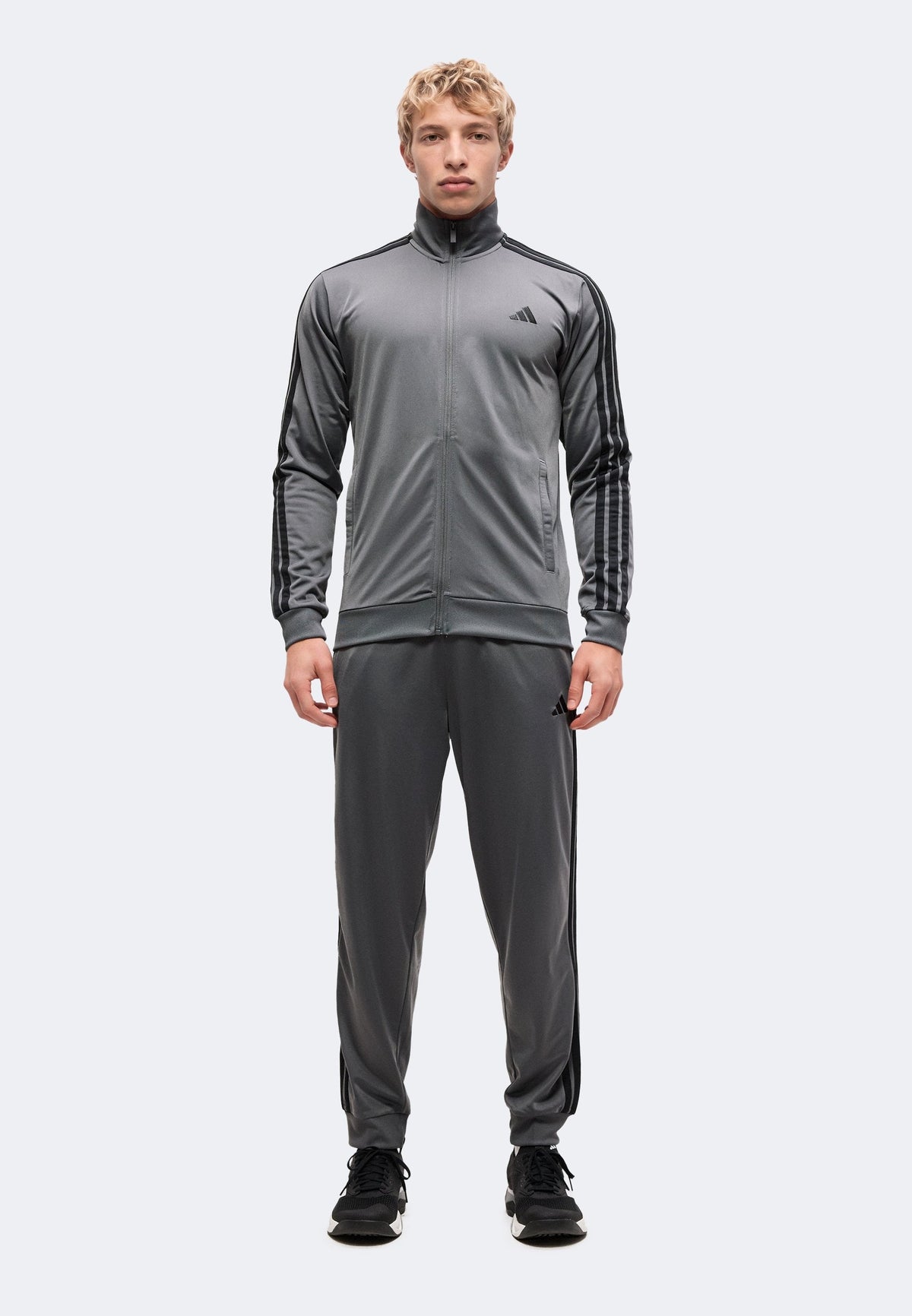 adidas Sportswear Dayready Tracksuit – Survêtement Homme – grey five/black/gris