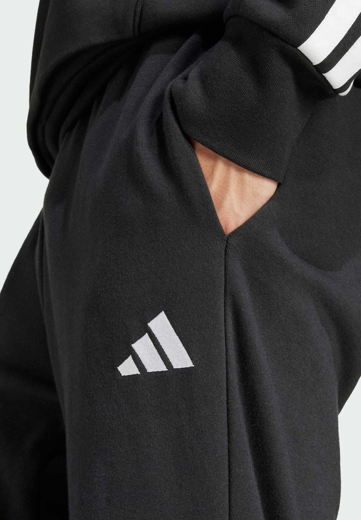 adidas Sportswear Essentials Feel Cozy – Pantalon de survêtement Homme – black white/noir