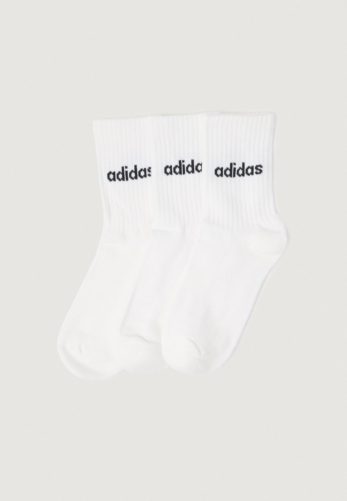 adidas Performance Linear Crew Socks Cushioned Socks Unisex 3 Pair Pack – Chaussettes de sport – white/black/blanc