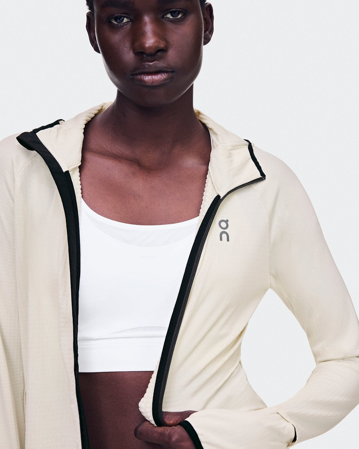  Climate Zip Hoodie femme - Hare