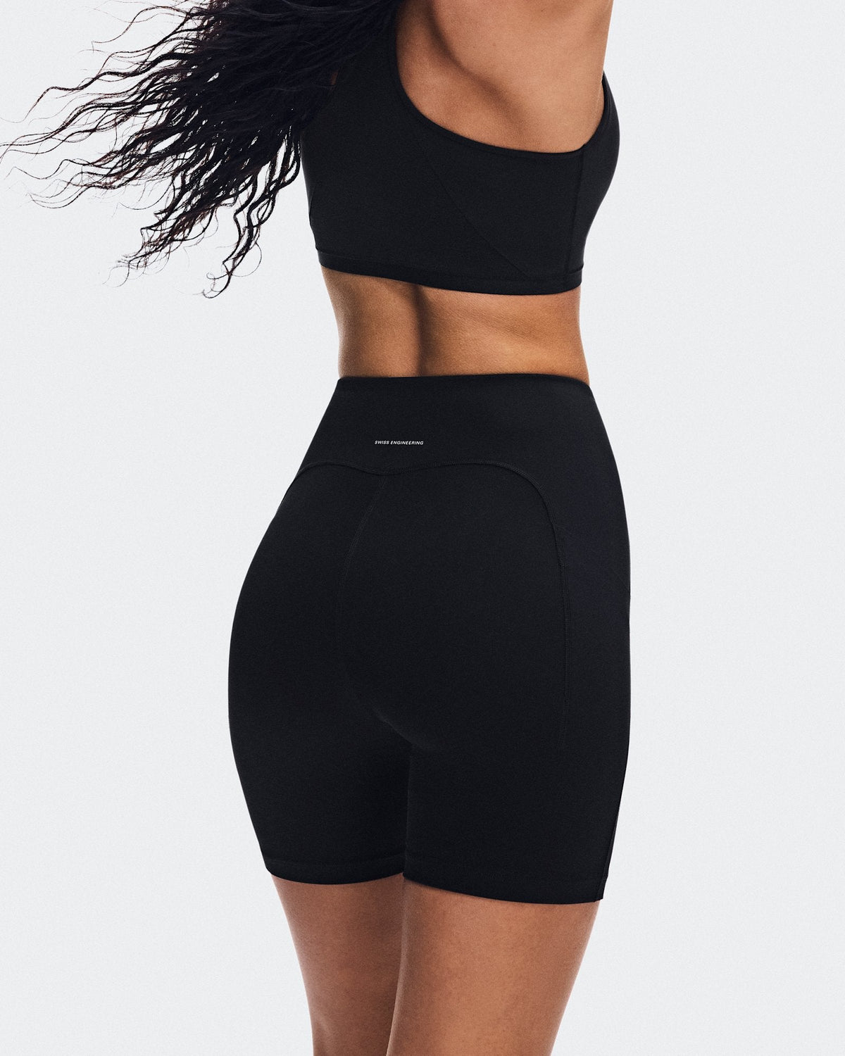  Train Tights Short 6" femme - Black