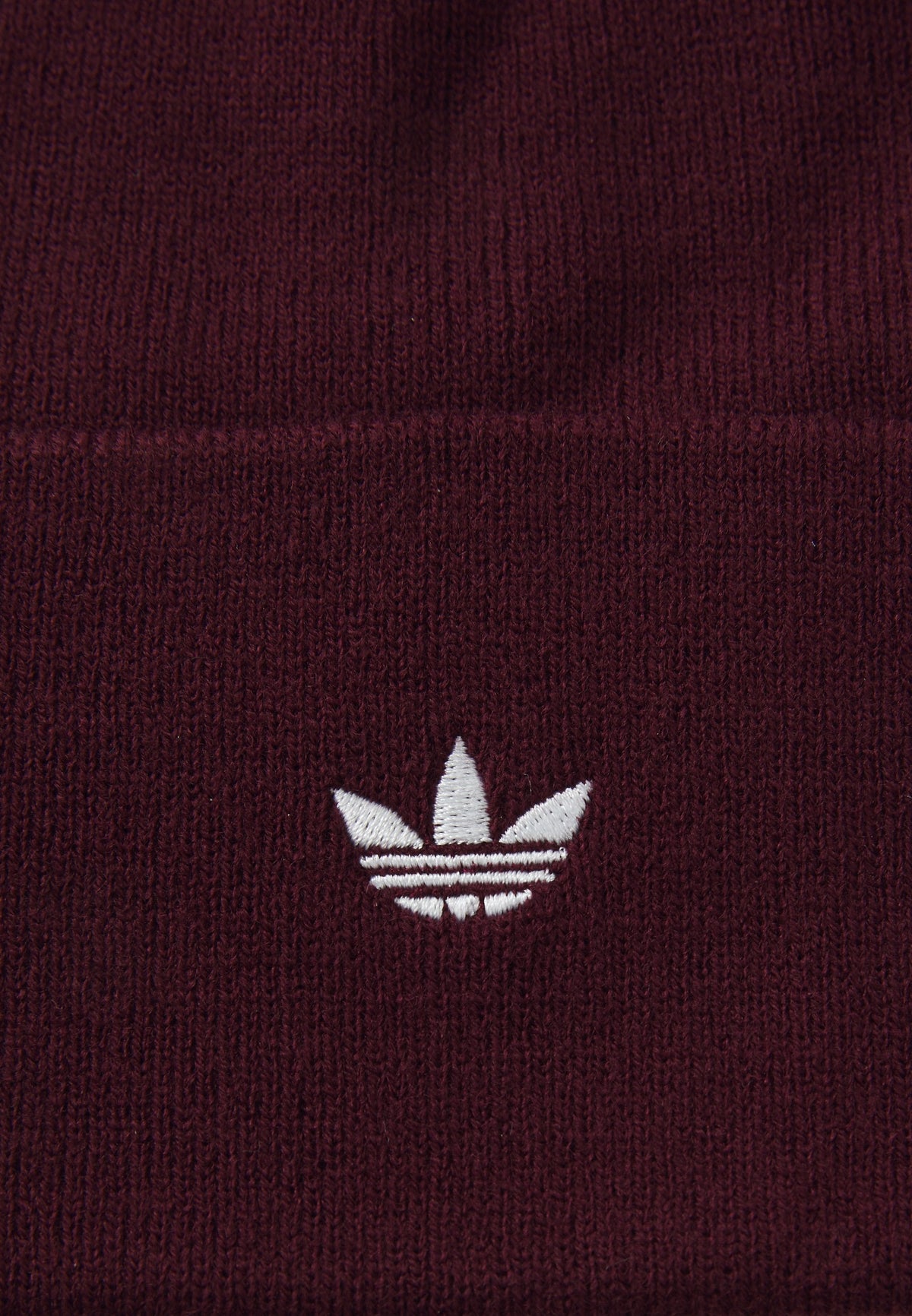 adidas Originals Adicolor Cuff B – Bonnet – maroon/rouge foncé