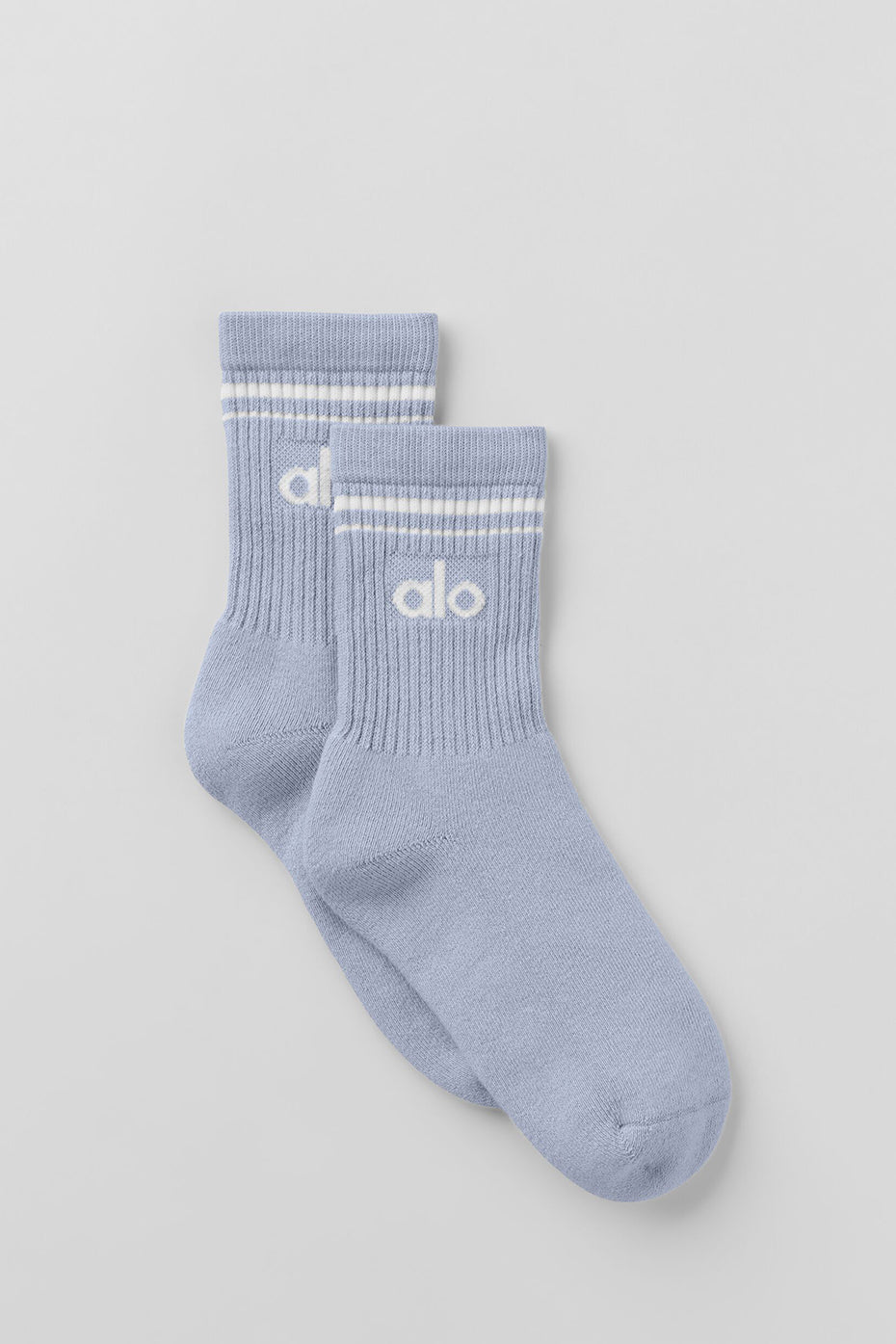 Chaussettes Mi-Hautes Unisexes Throwback - Winter Frost/Blanc