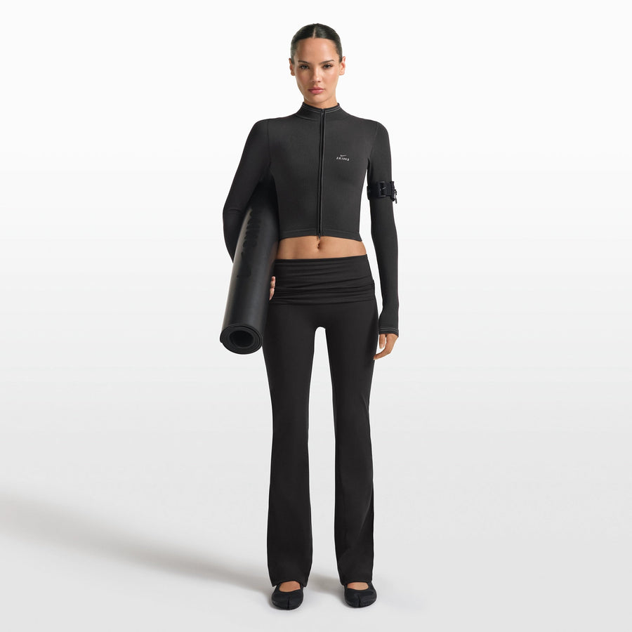 Foldover Slim Flare Legging