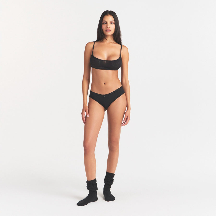 Pointelle Lace Brief
