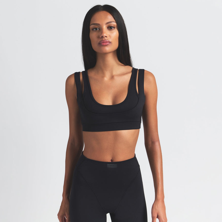 Double Strap Scoop Bra
