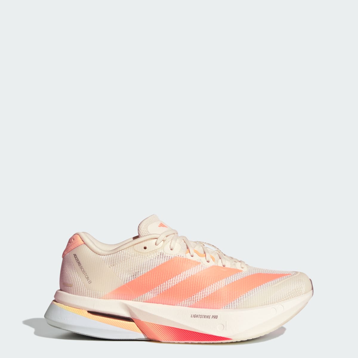 Chaussure Adizero Boston 13 Femme – Off White / Beam Orange / Acid Orange