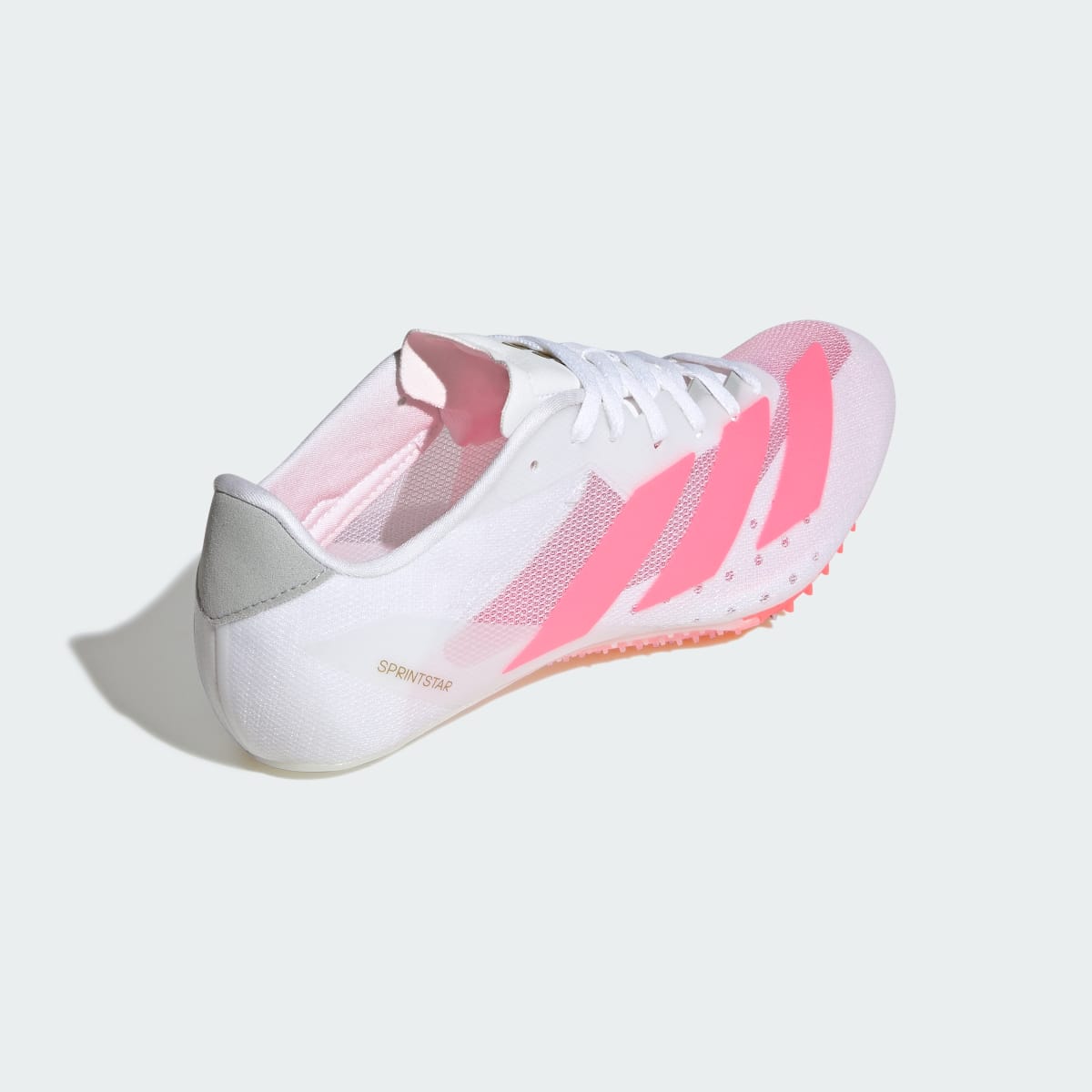Chaussure Adizero Sprintstar – Cloud White / Solar Turbo / Gold Metallic