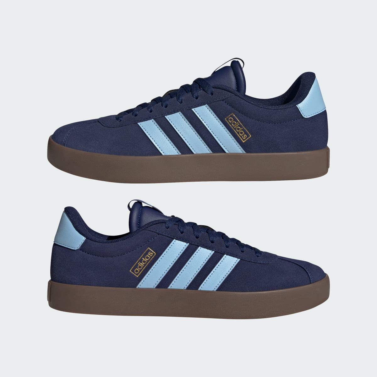 Chaussure VL Court 3.0 – Dark Blue / Clear Sky / Gold Metallic