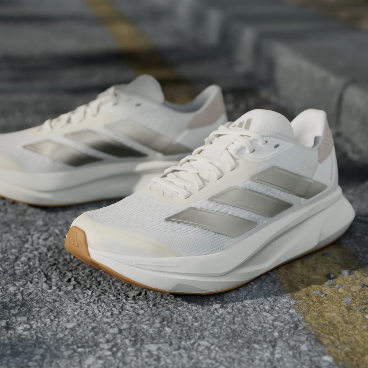 Chaussure de running Duramo SL 2 Femme – Chalk White / Cyber Metallic / Crystal Linen
