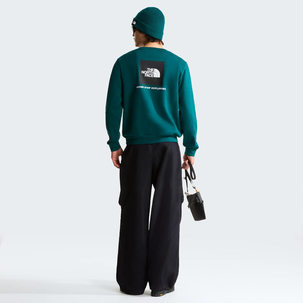 Sweat coupe regular Evolution Box NSE pour homme - Pacific Teal