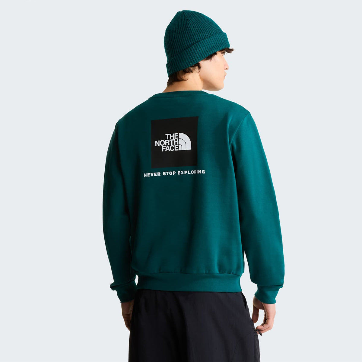 Sweat coupe regular Evolution Box NSE pour homme - Pacific Teal