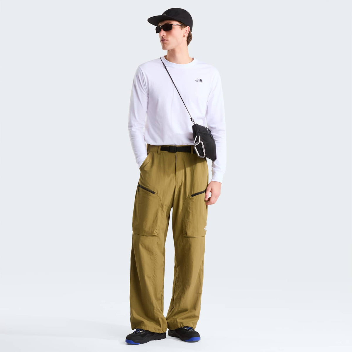 T-shirt manches longues standard Simple Dome Evolution pour homme - TNF White