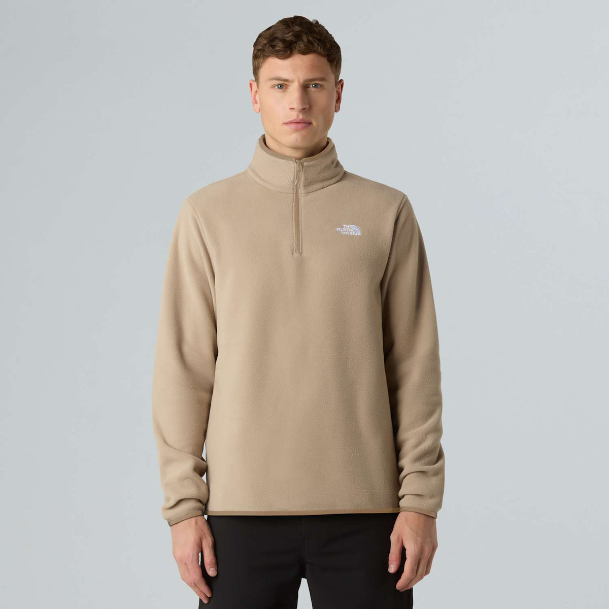 Polaire à col zippé Glacier pour homme - Mushroom Grey
