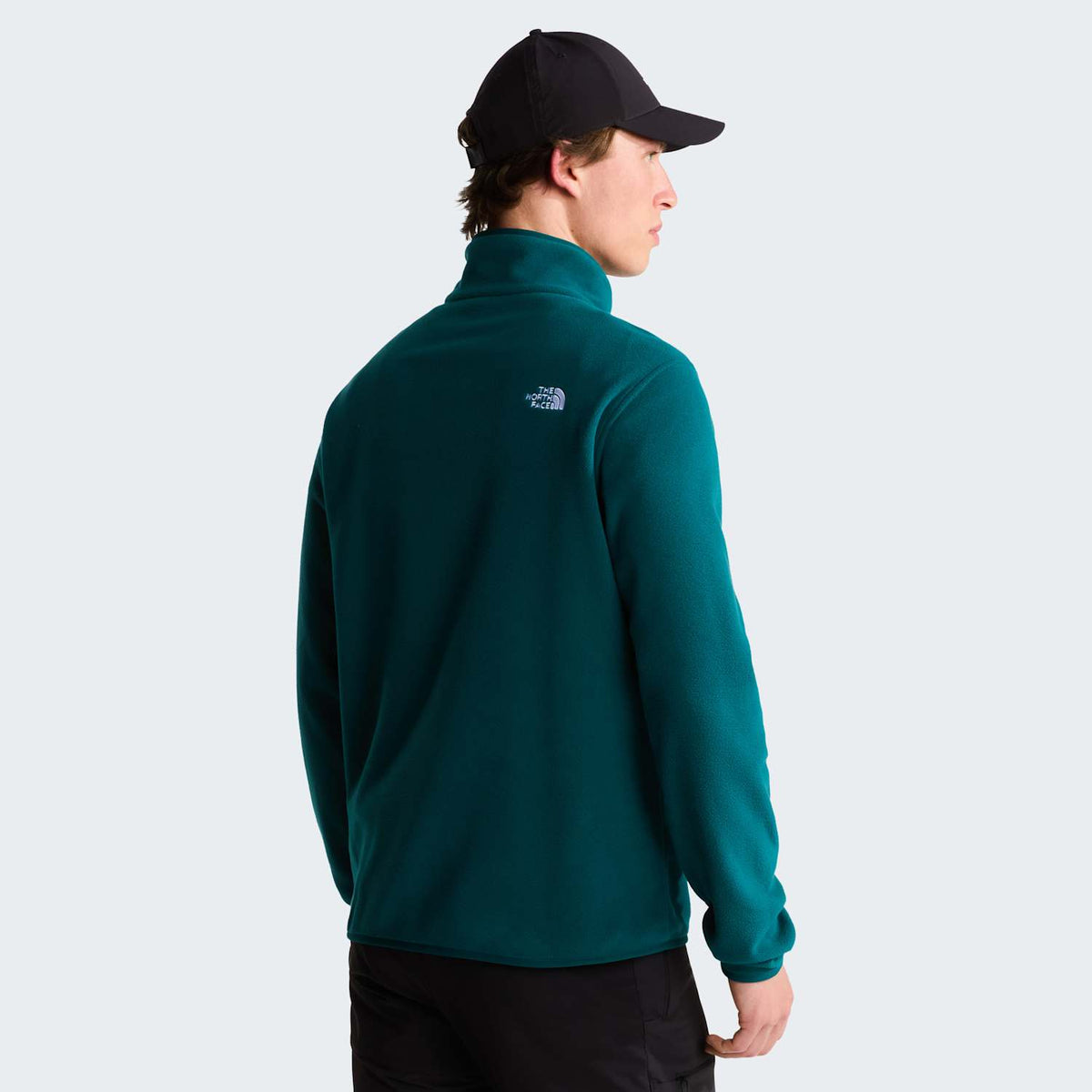 Polaire à col zippé Glacier pour homme - Pacific Teal
