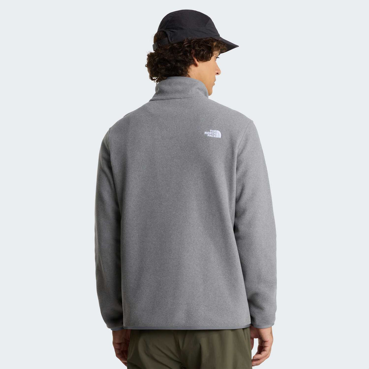 Polaire à col zippé Glacier pour homme - TNF Mid Grey Heather