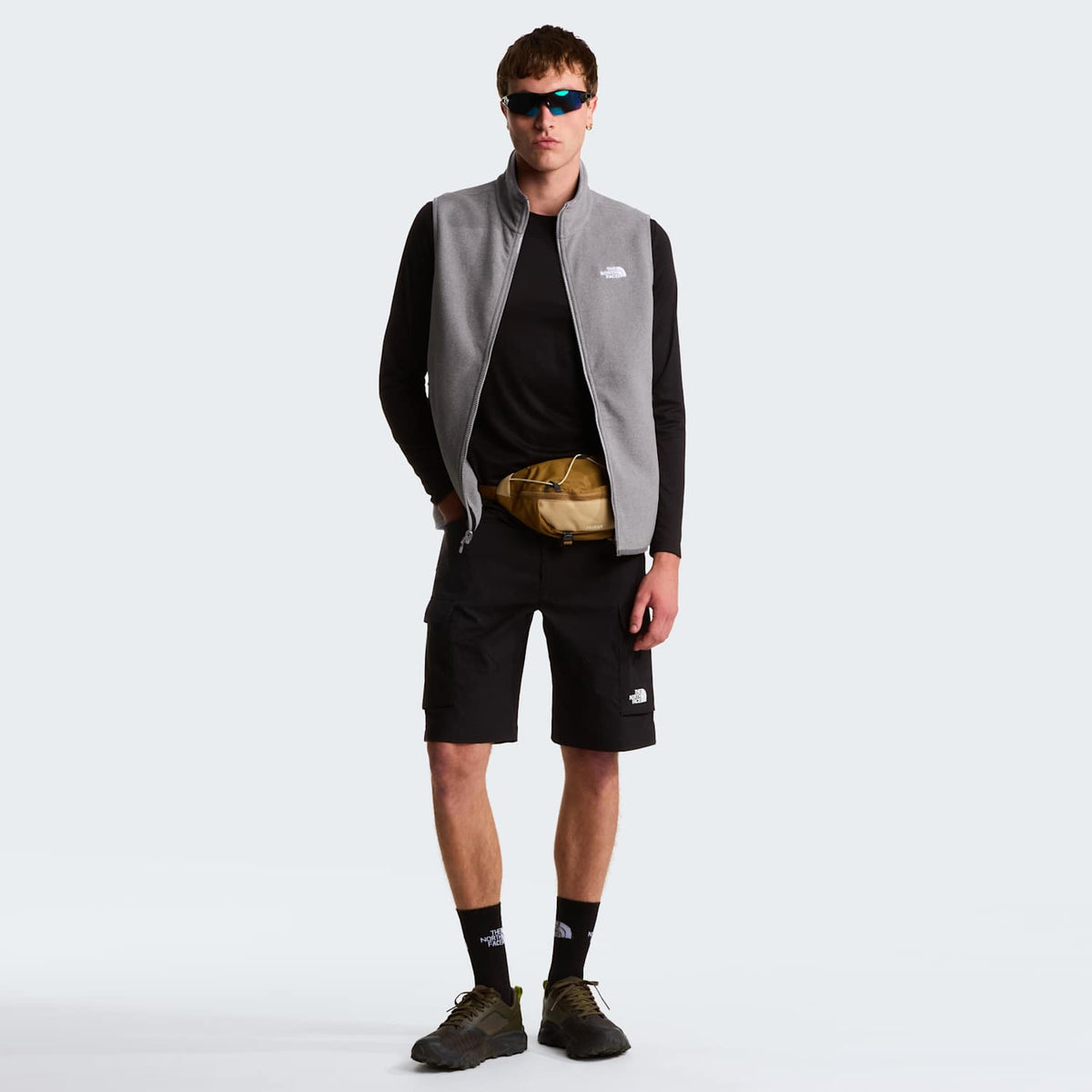 Gilet en polaire Glacier pour homme - TNF Mid Grey Heather