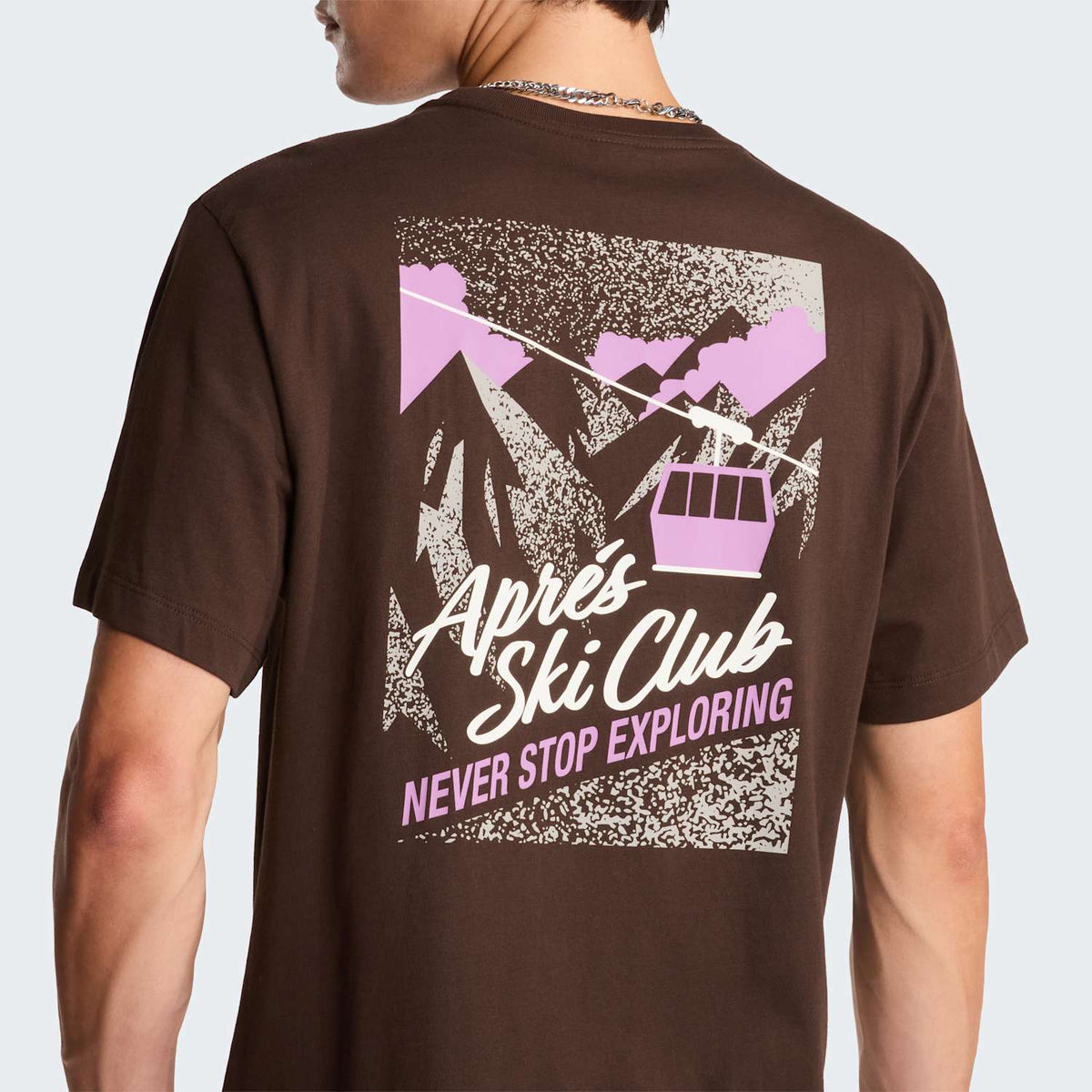 T-shirt décontracté Wish For Snow pour homme