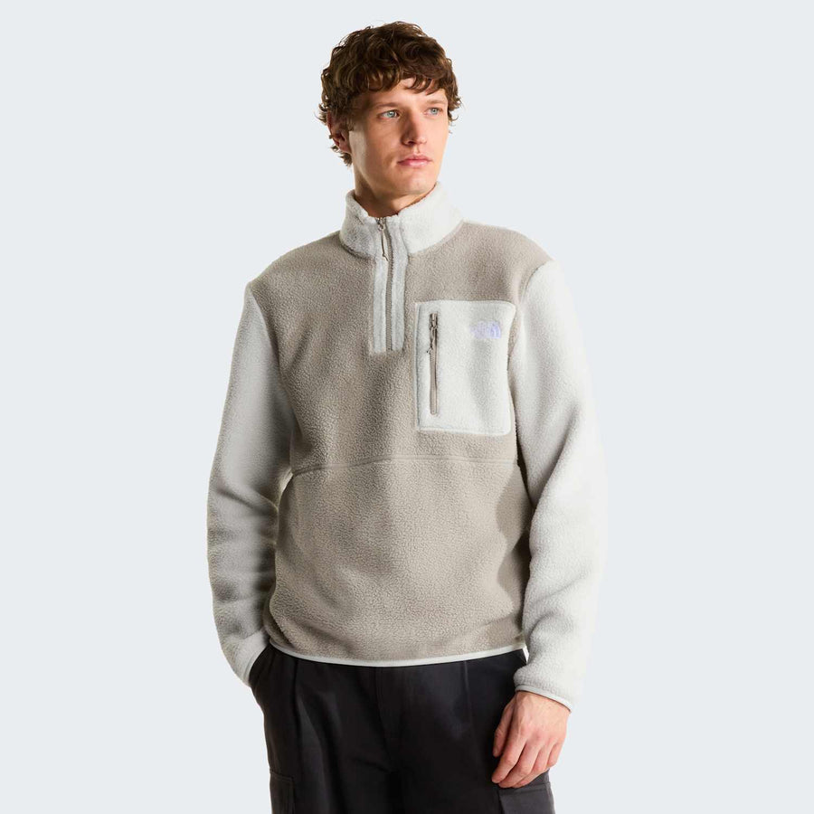 Forro polar con cuello de cremallera Yumiori para hombre