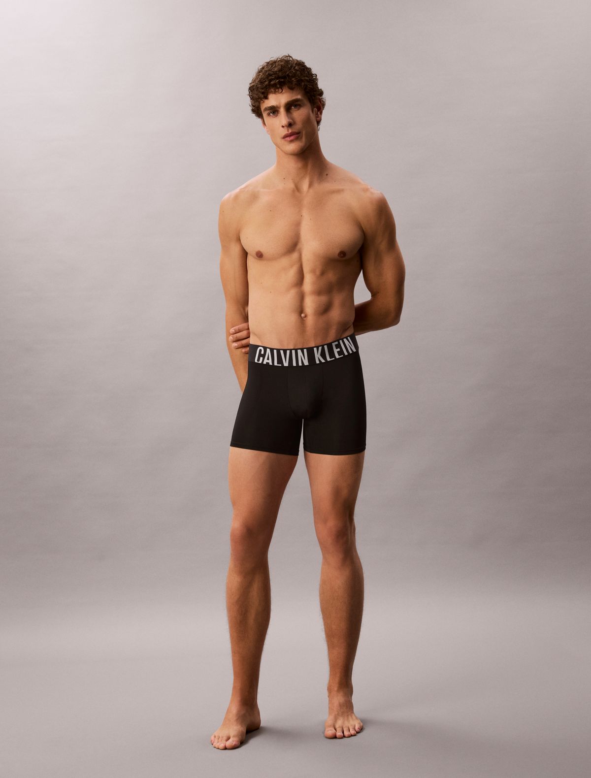 Intense Power Micro 3-Pack Boxer Brief - Black / Grey Sky / White