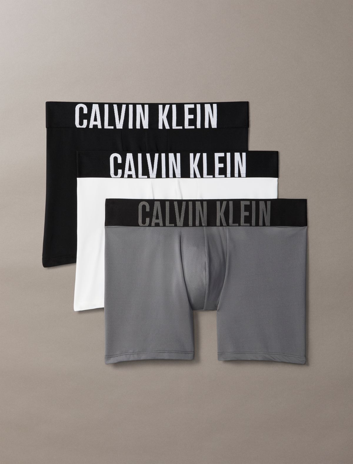 Intense Power Micro 3-Pack Boxer Brief - Black / Grey Sky / White