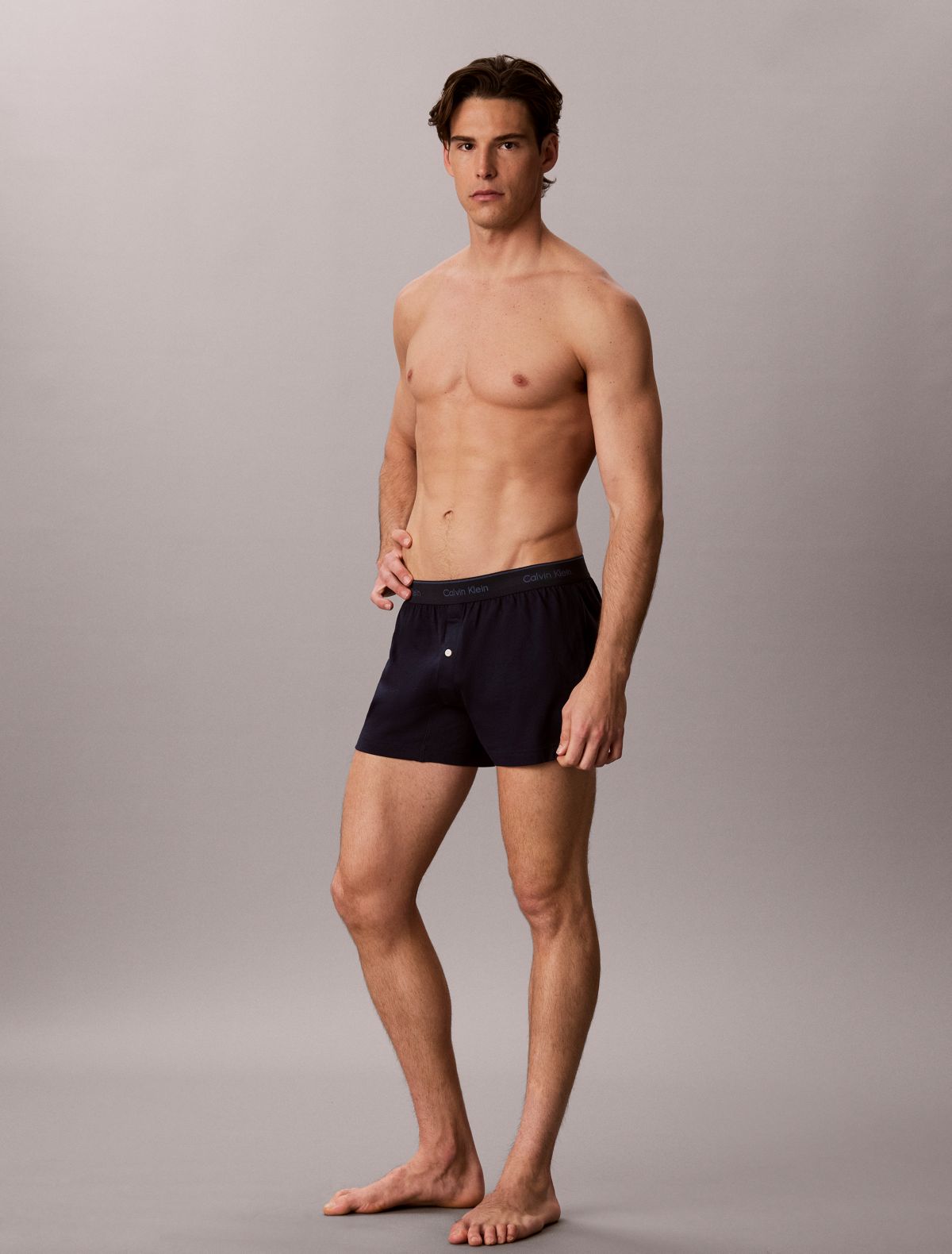 Cotton Classics 3-Pack Knit Boxer - Hydrangea Blue Multi