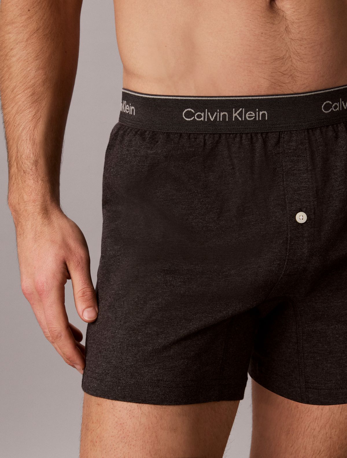 Cotton Classics 3-Pack Knit Boxer - Dark Purple Multi