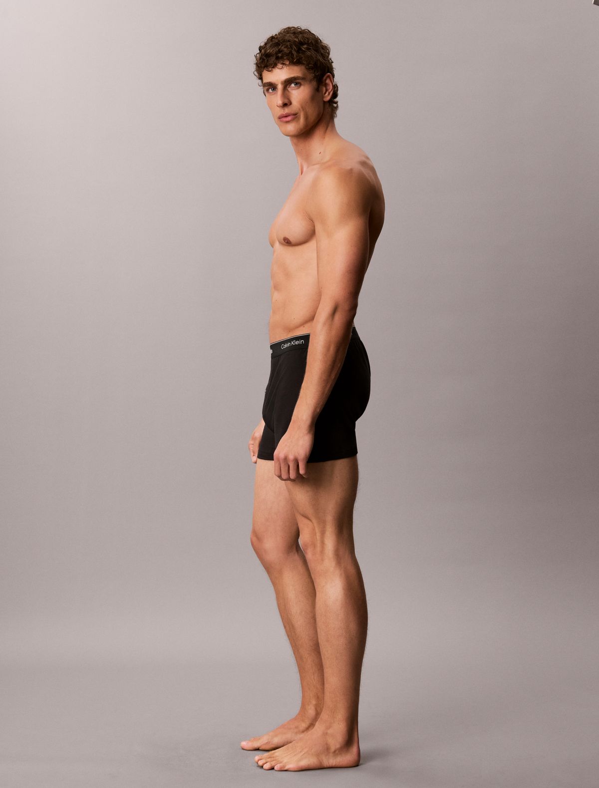 Cotton Classics 3-Pack Knit Boxer - Black/Goji Berry/Forget Me Not