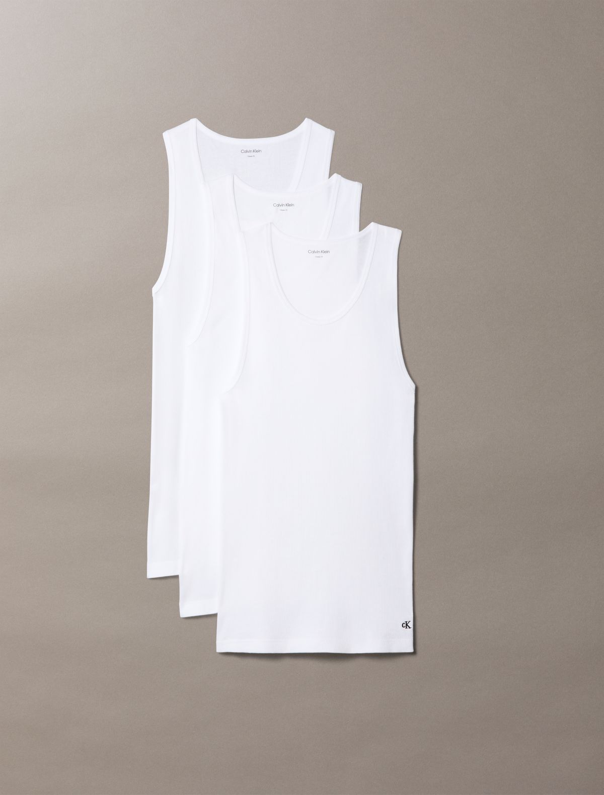 Cotton Classics 3-Pack Tank Top - White