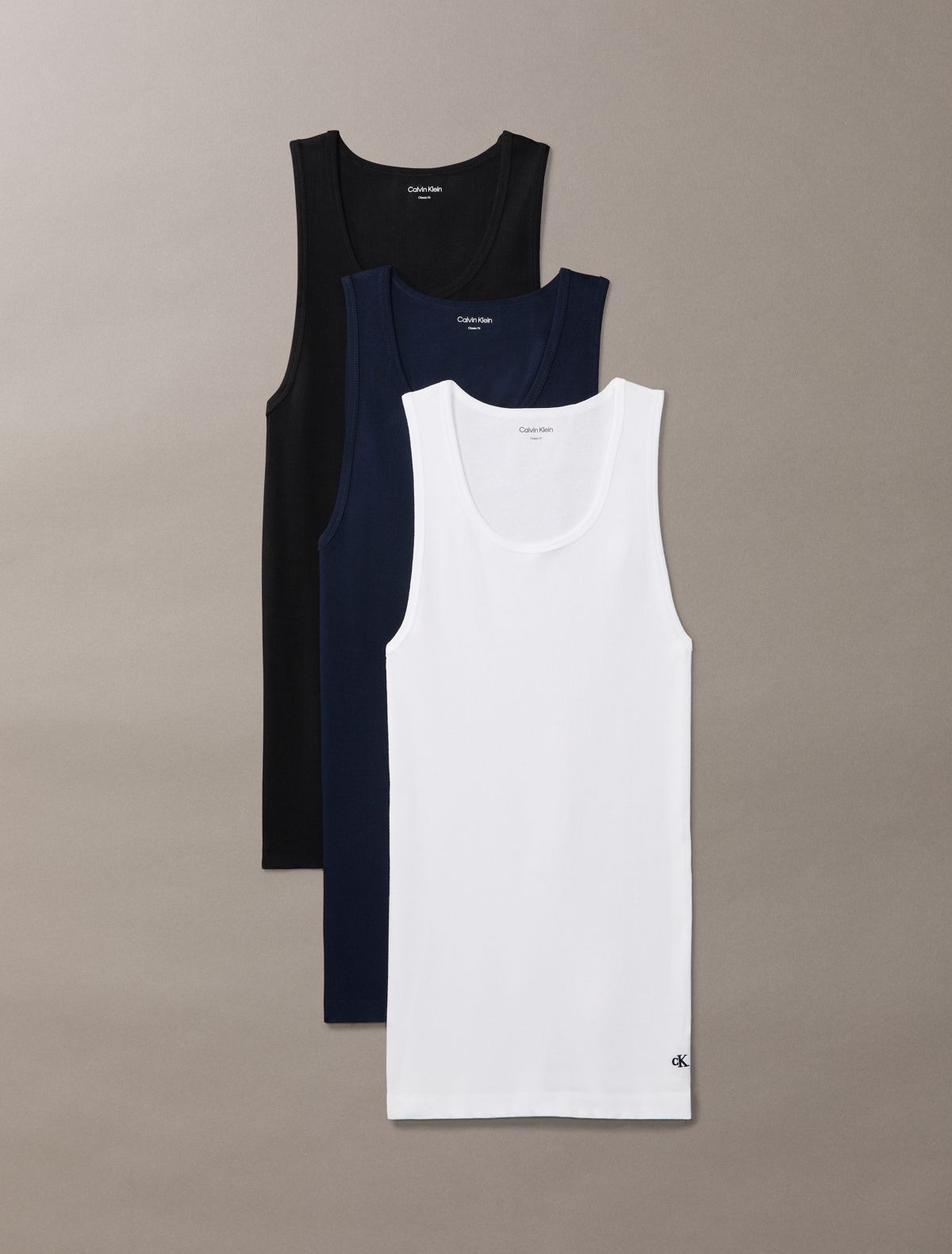 Cotton Classics 3-Pack Tank Top - Shoreline Multi