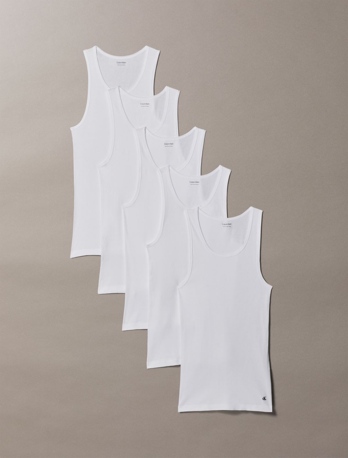 Cotton Classics 5-Pack Tank Top - White