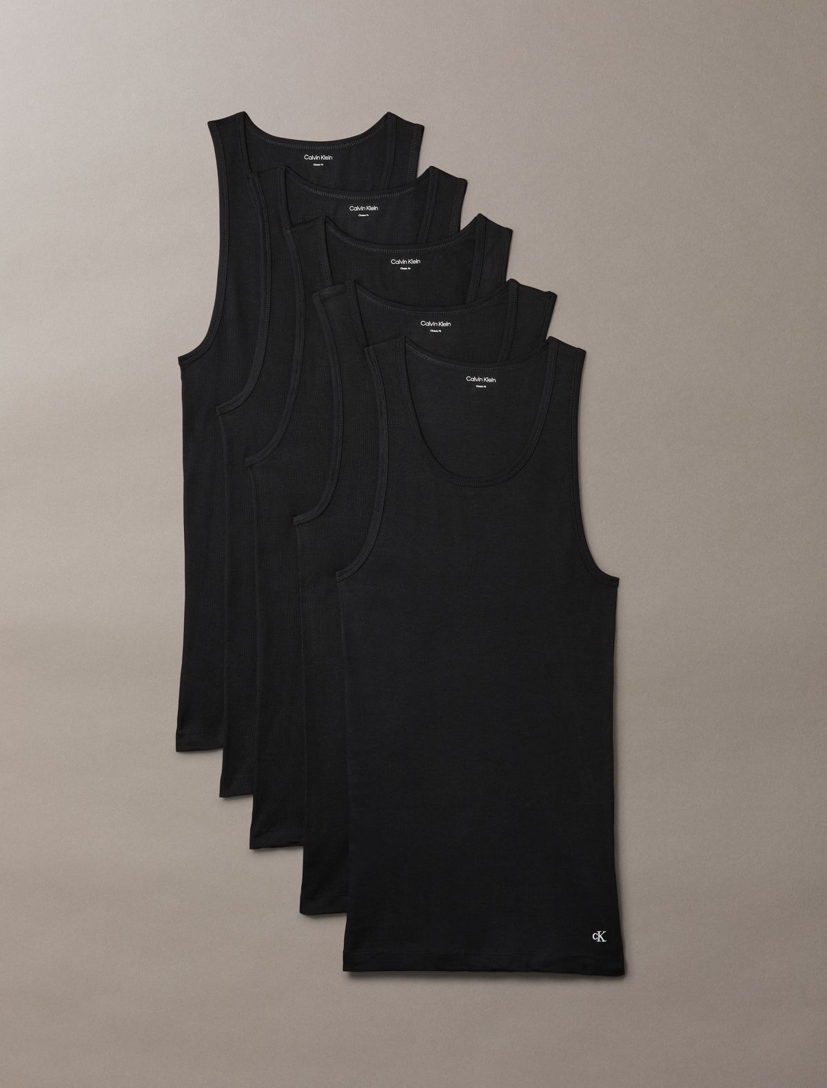 Cotton Classics 5-Pack Tank Top - Black