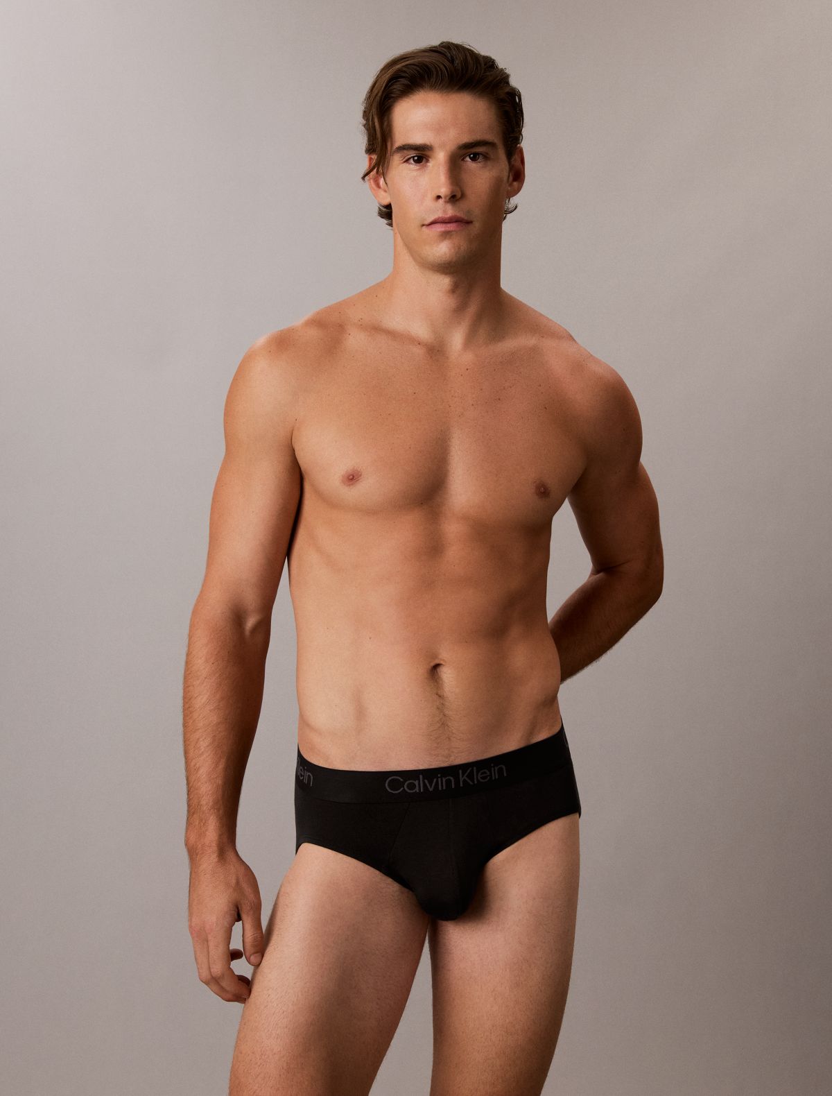 Ultra Soft Modal 3-Pack Hip Brief - Black/Olive Night/Bronze Flash