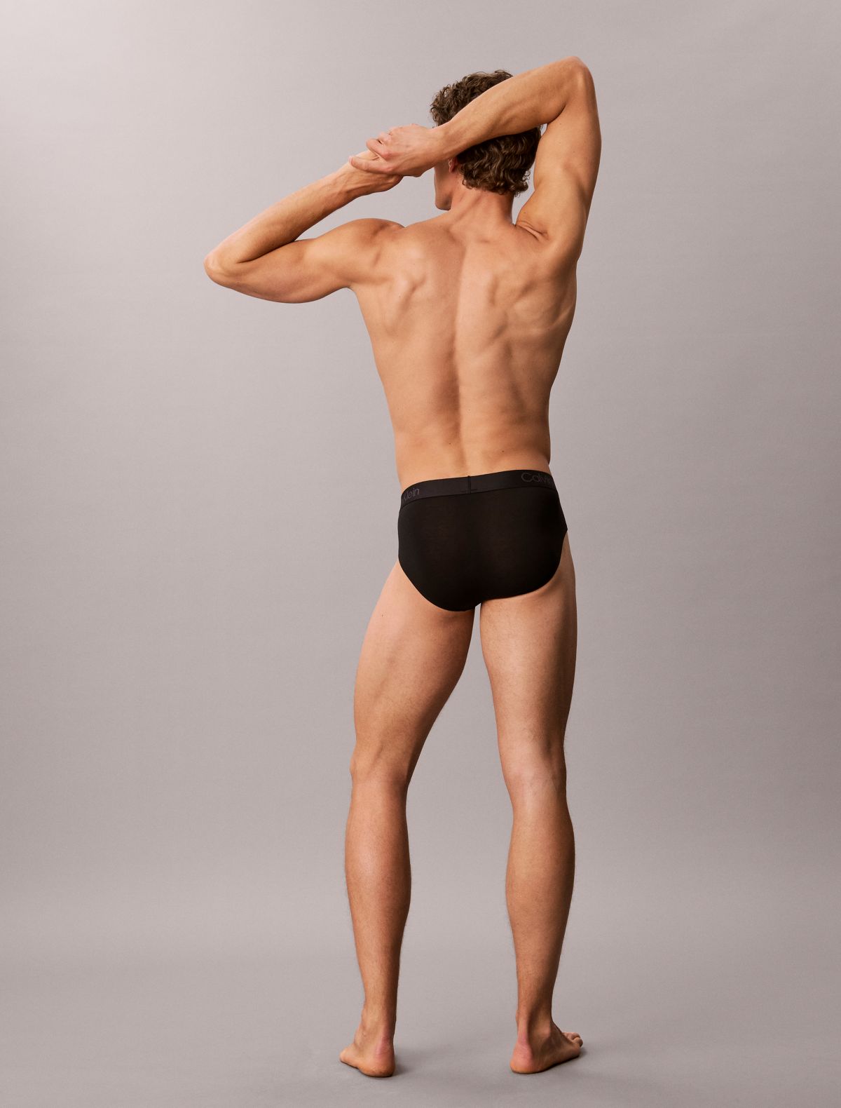 Ultra Soft Modal 3-Pack Hip Brief - Black/Pale Meadow/Grisaille
