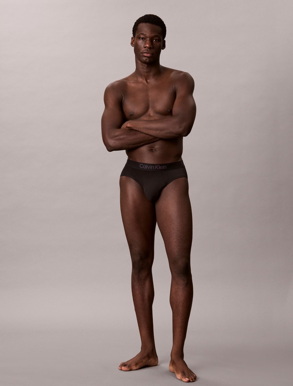 Ultra Soft Modal 3-Pack Hip Brief - Black