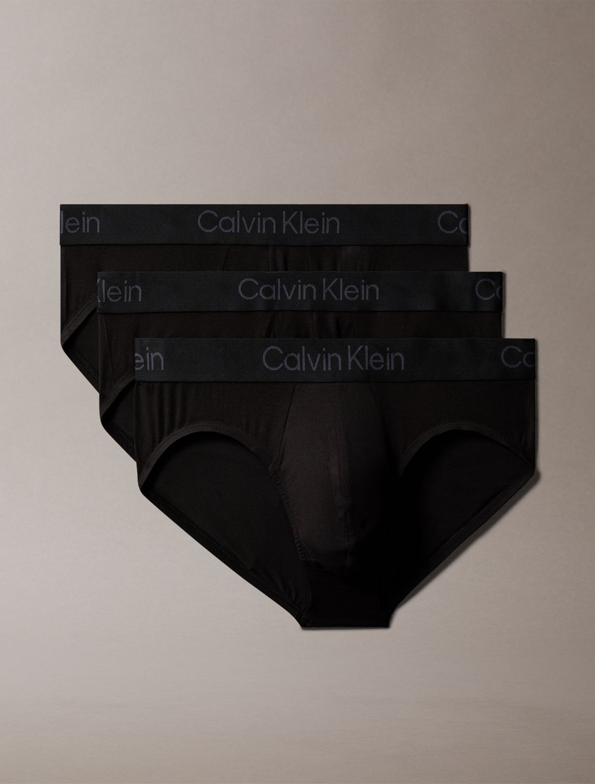 Ultra Soft Modal 3-Pack Hip Brief - Black