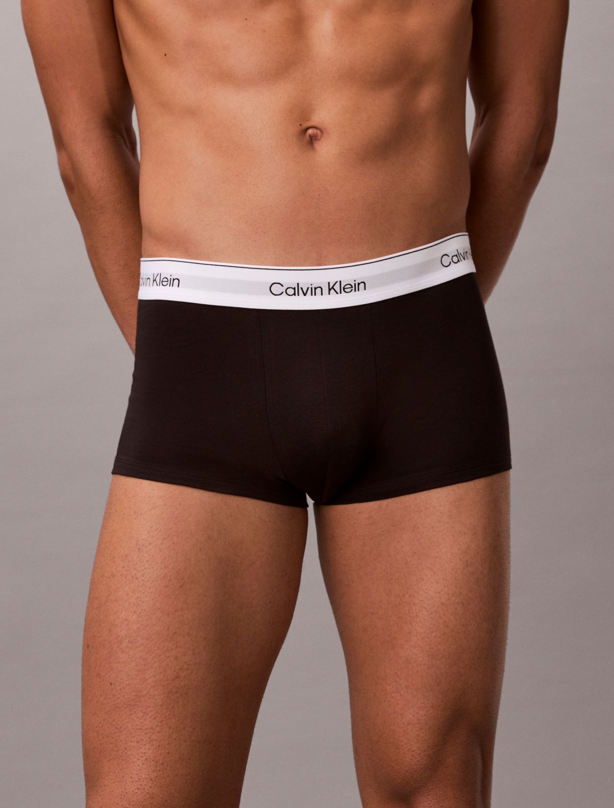 Icon Cotton Stretch 3-Pack Low Rise Trunk - Black Diamond Multi