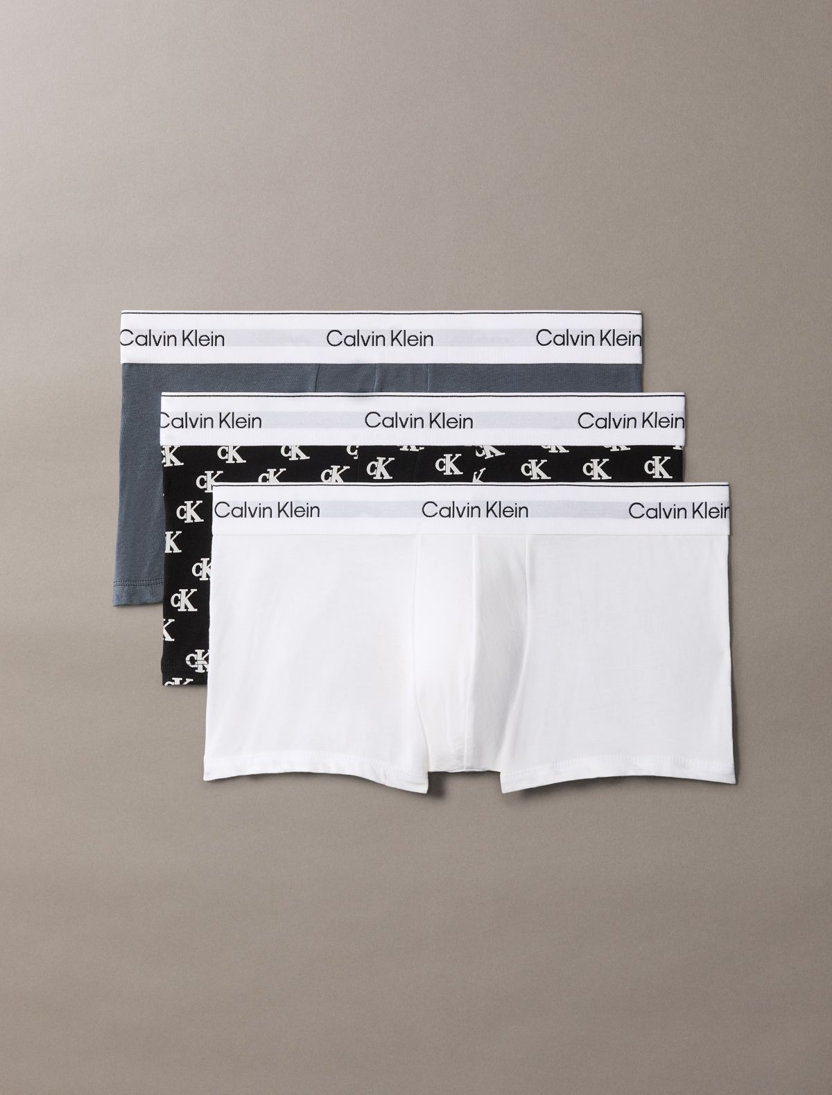 Icon Cotton Stretch 3-Pack Low Rise Trunk - Turbulence Multi