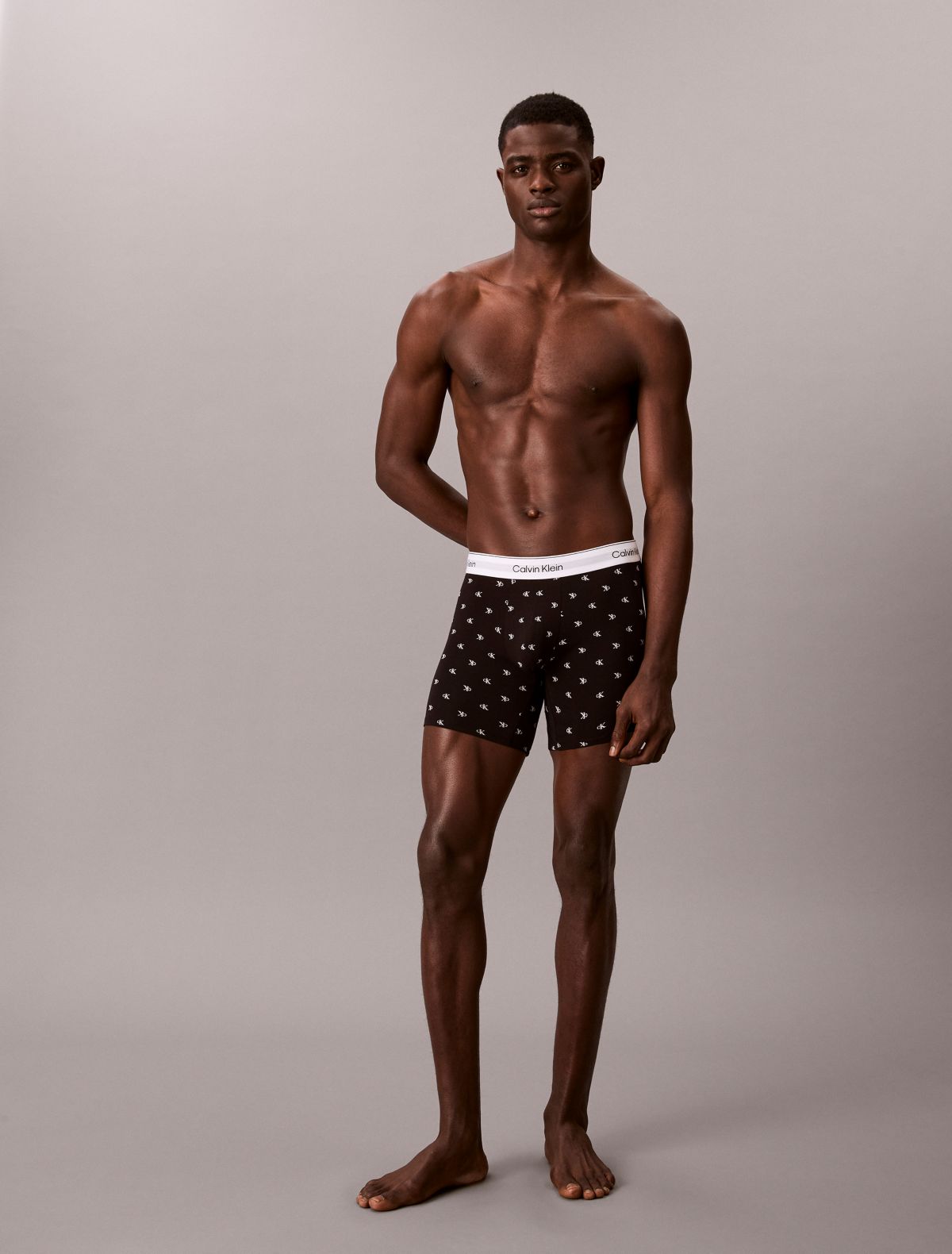 Icon Cotton Stretch 3-Pack Boxer Brief - Black Diamond Multi