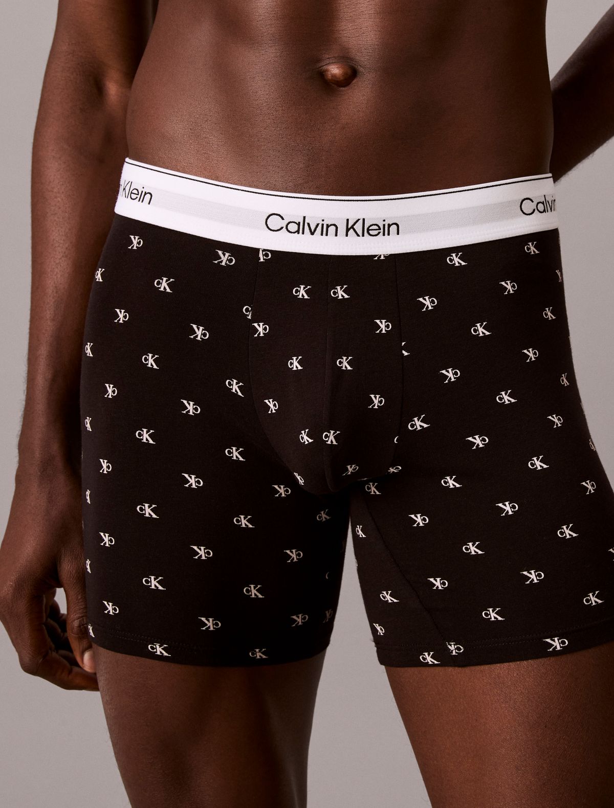 Icon Cotton Stretch 3-Pack Boxer Brief - Black Diamond Multi
