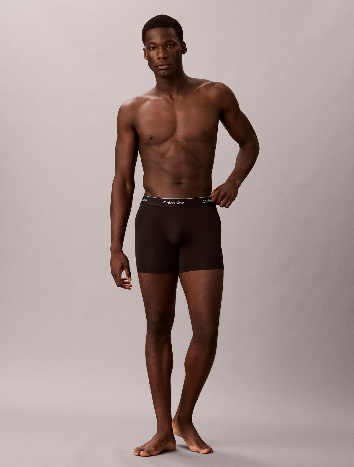 Icon Cotton Stretch 3-Pack Boxer Brief - Black/Black Stripe/Olive Night