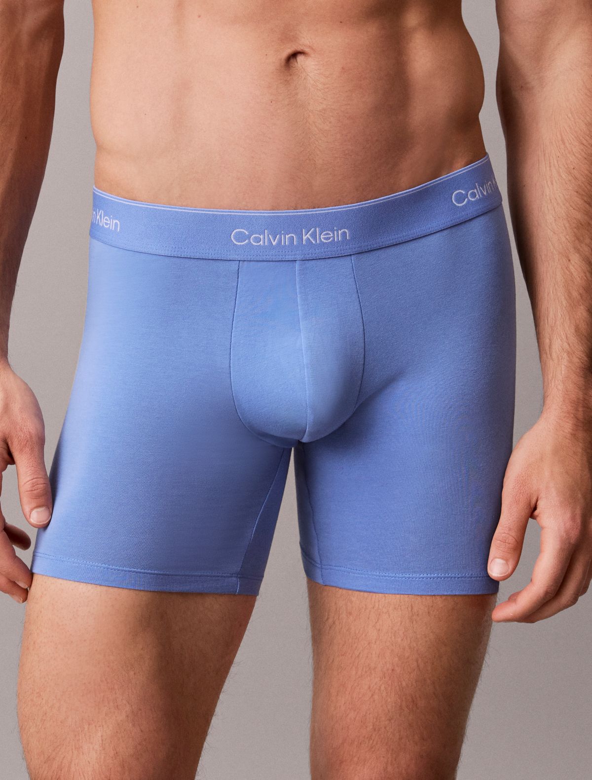 Icon Cotton Stretch 3-Pack Boxer Brief - Black/Glacier/Blue Bell